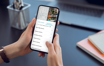 Viewer für gewerbliche Gebäudefolien für mobile Endgeräte 