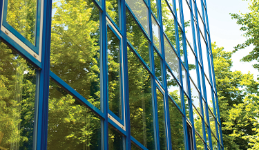 Dual-reflective film provides reflective exterior view 