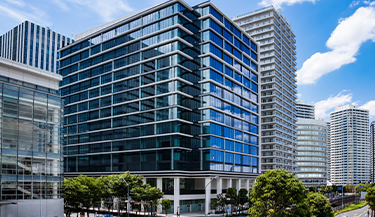 Reflective film used on office building 