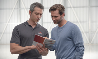 LLumar SelectPro dealer working with customer 