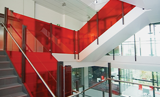 Specialty film invisibly protects building interior 