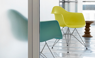 Textured frost window film adds privacy to room 
