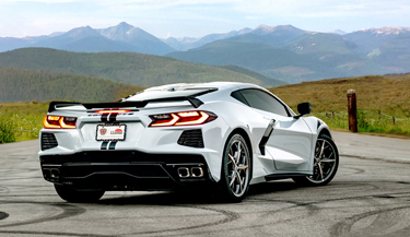 CTX window film used on white sports car 