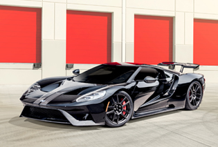Black sports car with FormulaOne IRX 